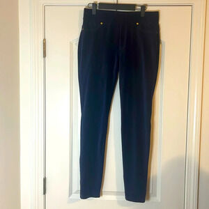 Michael Kors Corduroy Skinny Blue Stretch Solid Casual Work Size M